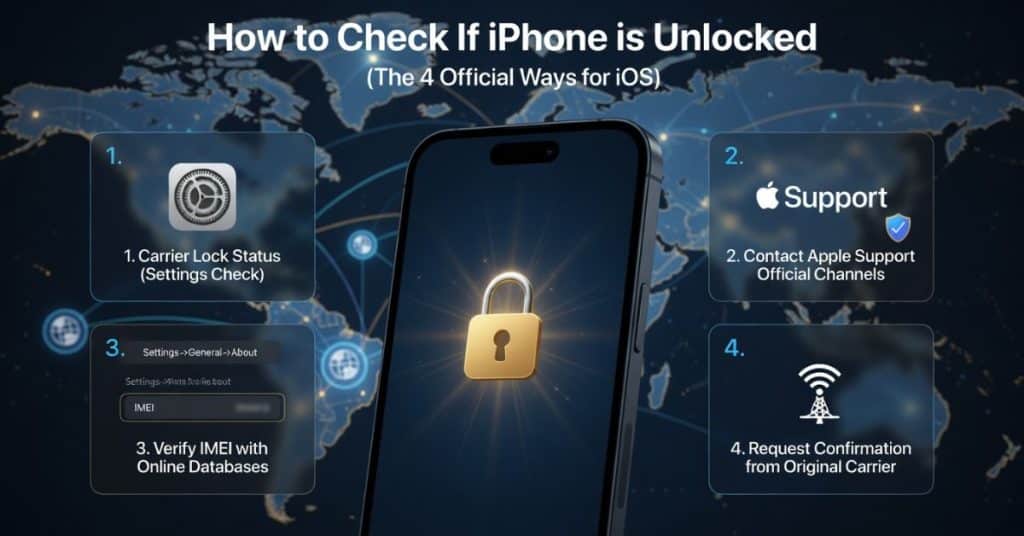 How to Check If iPhone is Unlocked (The 4 Official Ways for iOS)
